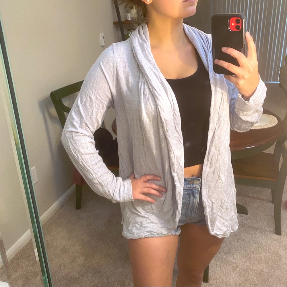 Lily Pulitzer Gray cardigan